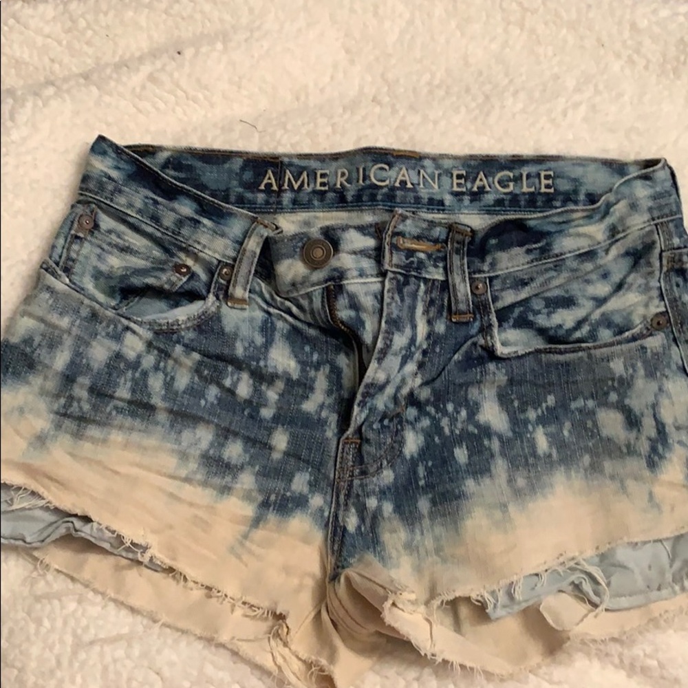 Tie dye jean shorts 28/30